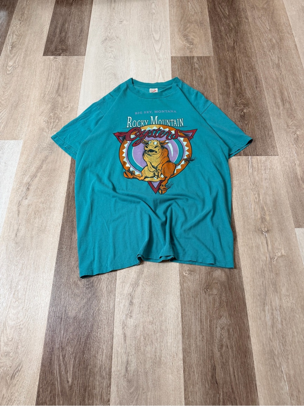 Vintage 90s Rocky Mountain Oysters Graphic Tee